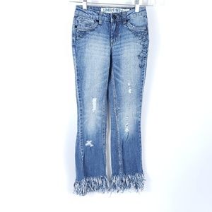 Girls Boho style Jeans sz 10 S OOAK